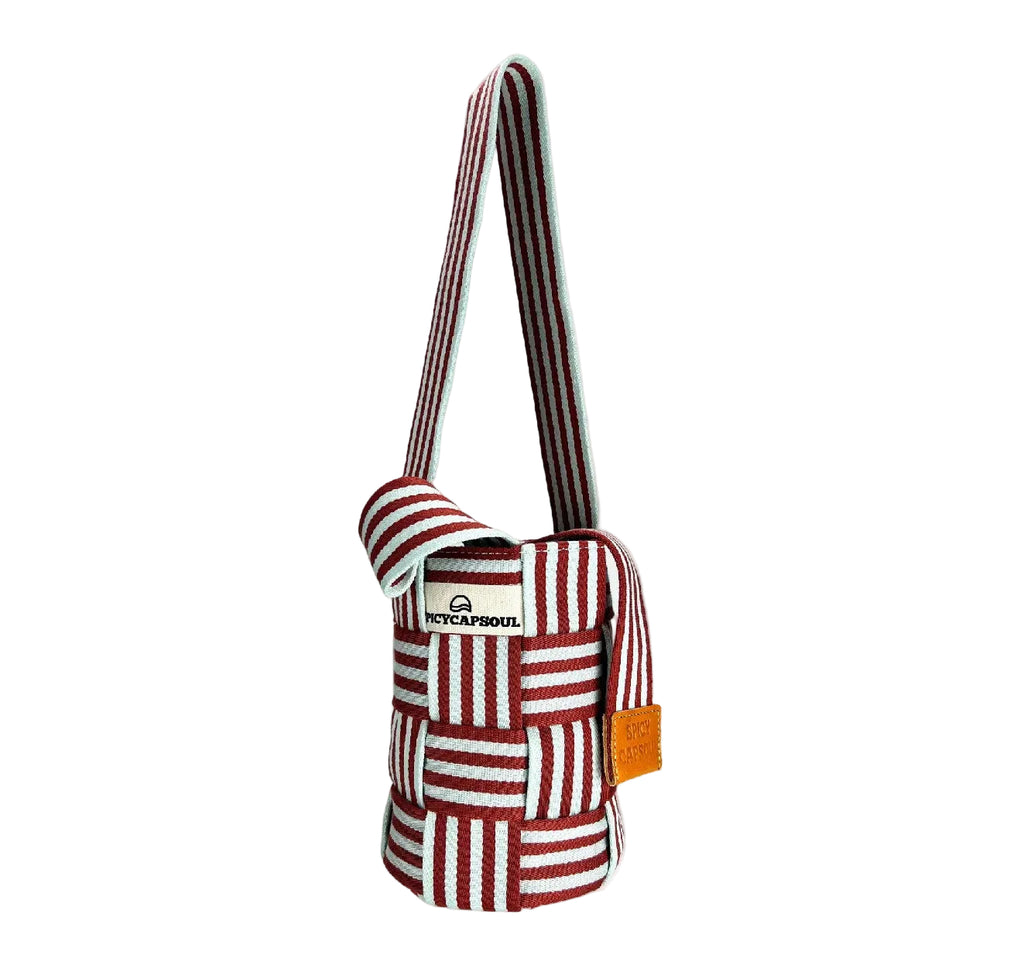 Geometric Webbing Mini Tote - Sailor Stripe