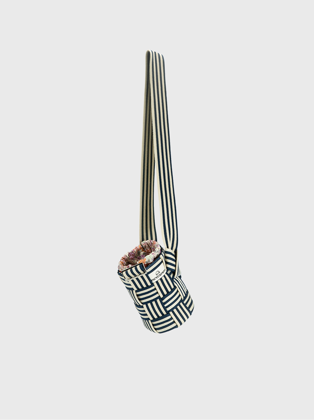 Geometric Webbing Mini Tote - Sailor Stripe