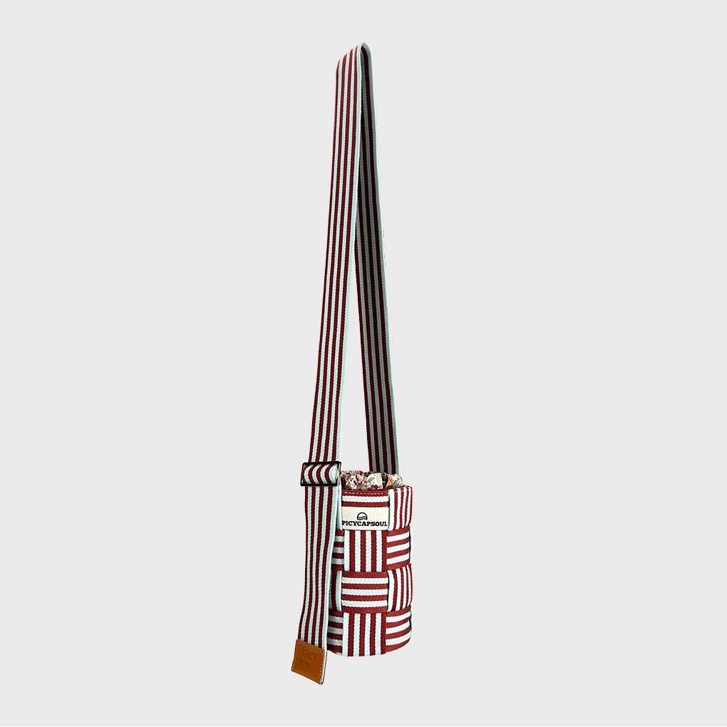 Geometric Webbing Mini Tote - Sailor Stripe